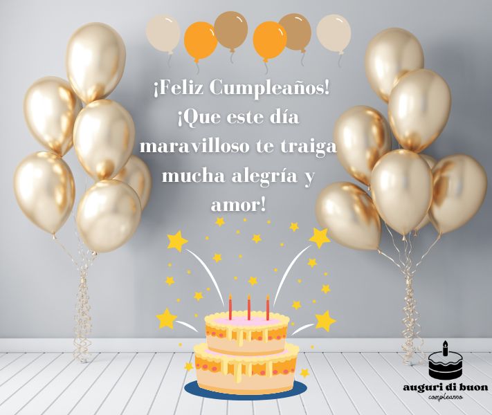 Tanti Auguri di Buon Compleanno in Spagnolo

