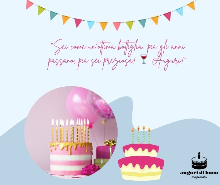 auguri di buon compleanno donna adulta divertenti