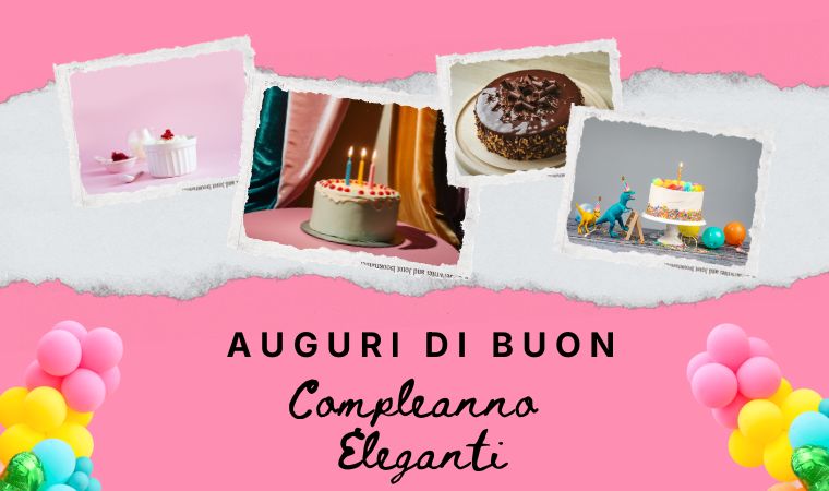 Auguri di Buon Compleanno Eleganti