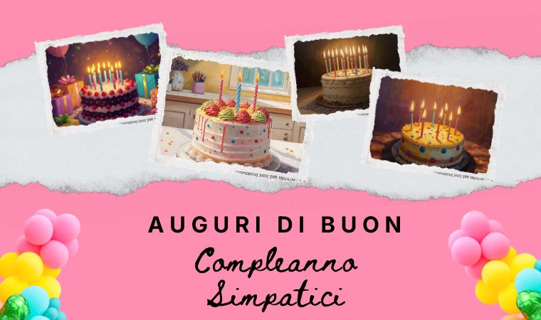 Auguri di Buon Compleanno Simpatici
